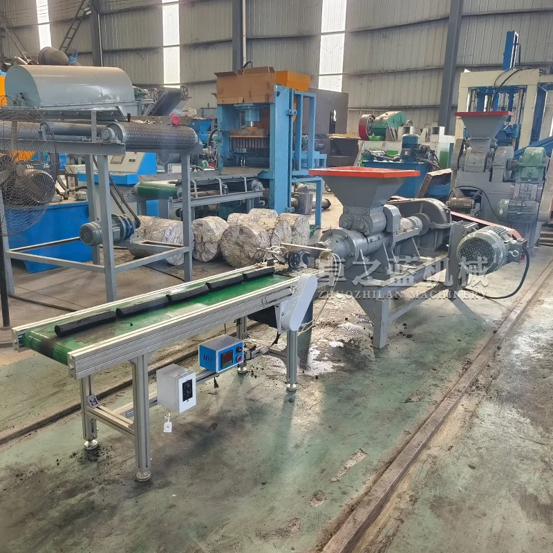 Hot sale wood coconut shell sawdust charcoal briquette making machine product line coal press machine price