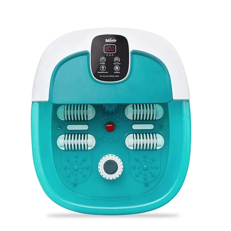 Factory 500W 3 in 1 Plastic Healthy Pedicure Machine Foot Spa with Bubbles & Heat & Red Lights