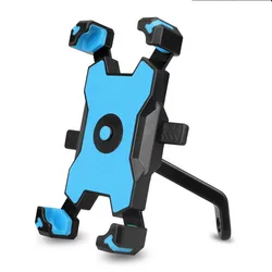 2021motorcycle handlebar mount bicycle smartphone aluminium alloy stand holder motorbike mobile phone support bike accessories