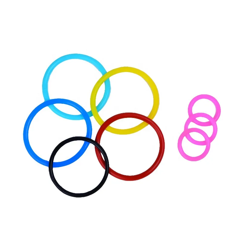 Shenzhen Kaixi  Colorful FKM rubber O ring rubber sealing ring silicone O ring