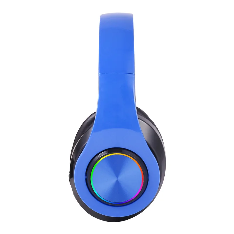 Распродажа Bluetooth-гарнитура Складная спортивная игра Бас-гарнитура беспроводные светящиеся наушники прямые продажи с завода