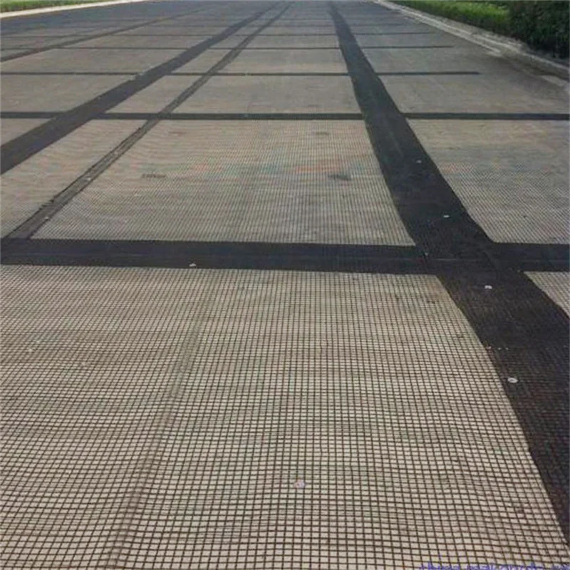 High Quality Factory Direct Sale Polyester Geogrid Soft Black Horizontal Packing Color for road railway mine