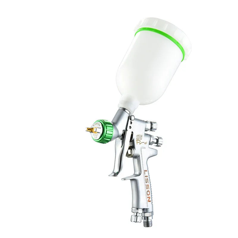 China Supplier Concrete Spraying Gun/Plastering Machine spraying gun 1.2mm Gravity Feed HVLP Paint Sprayer with cup 250ml