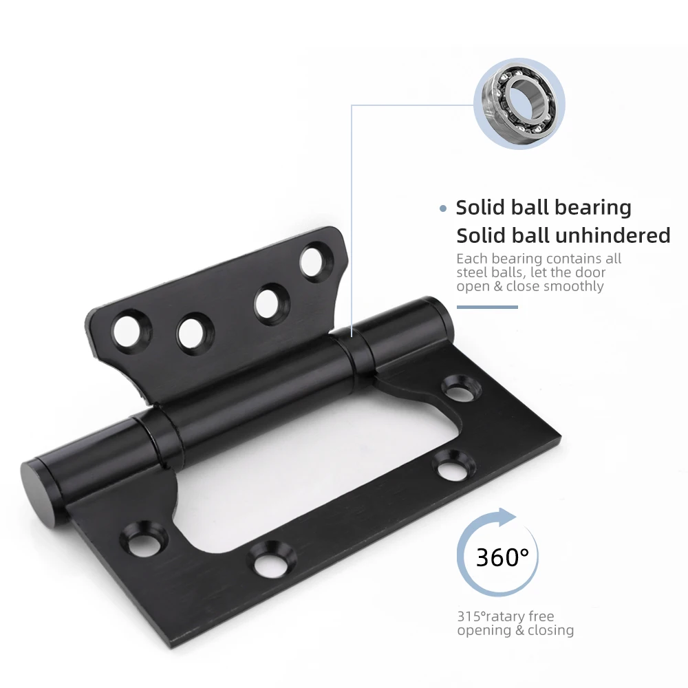 Roeasy Wooden Door Hinges Stainless Steel Hardware Door Ball Bearing Stainless Steel Door Hinge Hinges