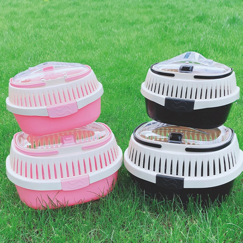 Wholesale Portable plastic pet cages rabbit hamster carrier portable