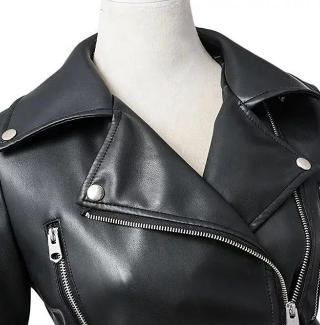 High quality Womens leather jacket / Customize leather jacket quilted 100% waterproof leather material jackets