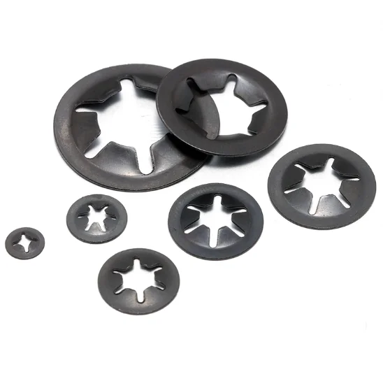 Quick Lock Fixing Internal Tooth Starlock Bearing Retaining Ring Push-on Washers for Imperial Round Shaft Star Lock Washer