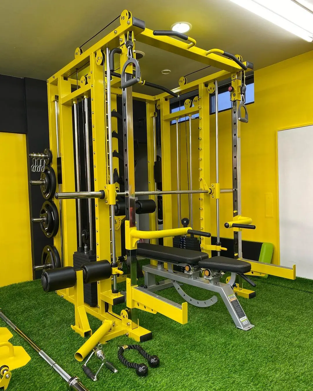 Smith Machine Comprehensive Trainer Commercial Flying Bird Gantry Gym Fitness Equipment Home Multifunctional Squat Rack Fitness