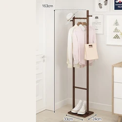 Modern Living room Entryway Hanger Floor Standing Coat Rack Hat Coat Tree Umbrella Stand Clothes Organizer Shelf