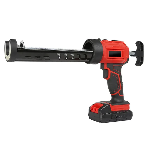 AKX-51 300ML Electric Cordless Caulking Gun with LED Light 18V Li-on Battery Powered Automatic Seam Glue Gun