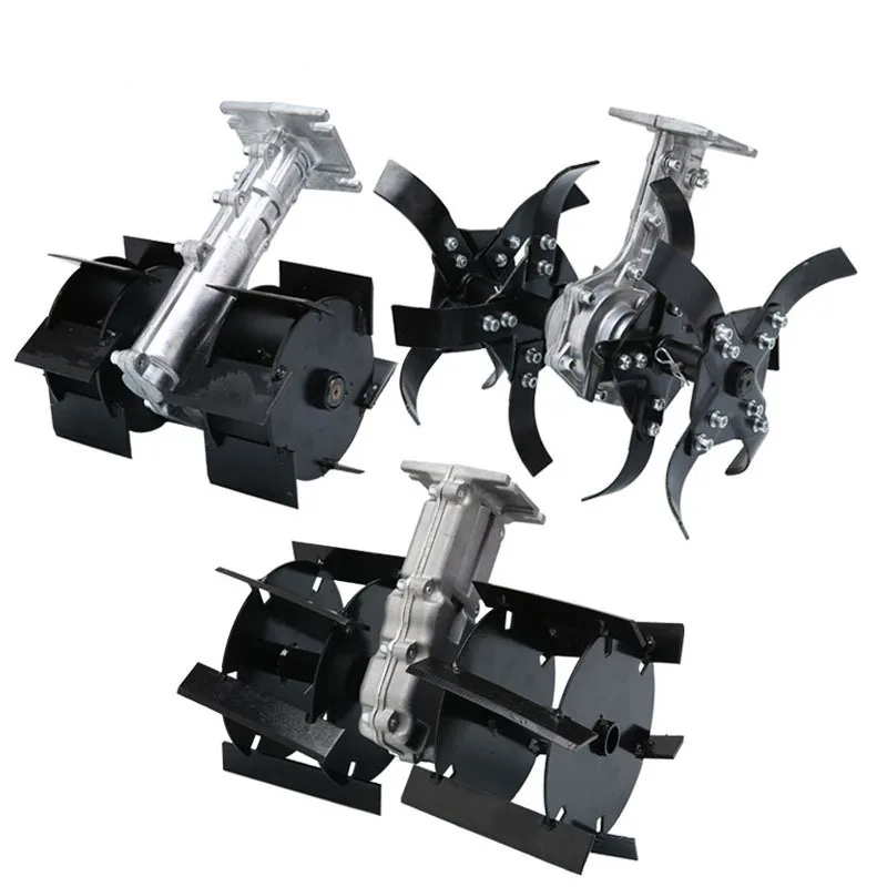 Skyagri brush cutter Manganese Steel Brush Cutter Tiller Head For Brush Cutter Trimmer Tiller Cultivator Weeder Attatchment