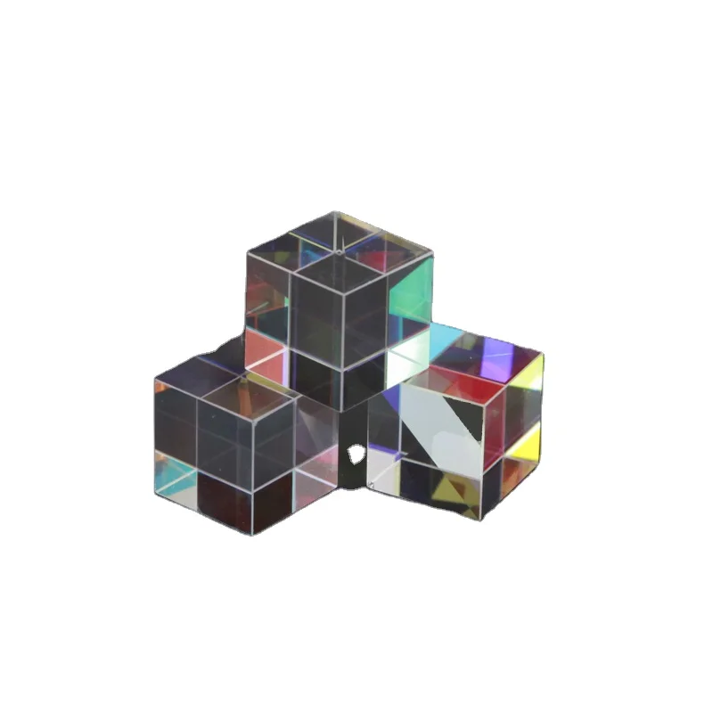 Optical BK7 quartz beamsplitter beam splitter splitting manufacturers selling optical  x-cube prisms