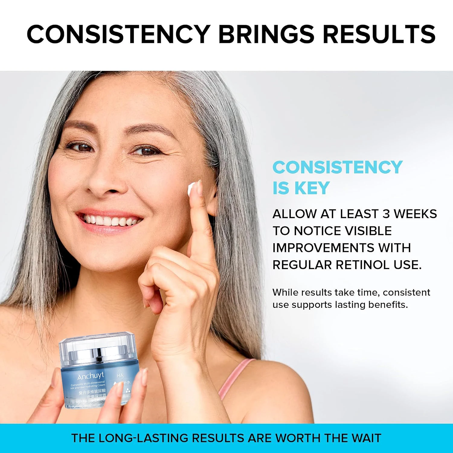 Private label Skin Care Deeply Moisturizing  Whitenining Facial Cream Anti Wrinkle&Aging Moisturizing Hyaluronic Acid Face Cream