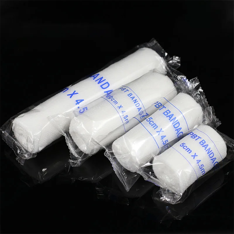 Crepe bandage medical PBT bandage fixed binding non-woven elastic bandage