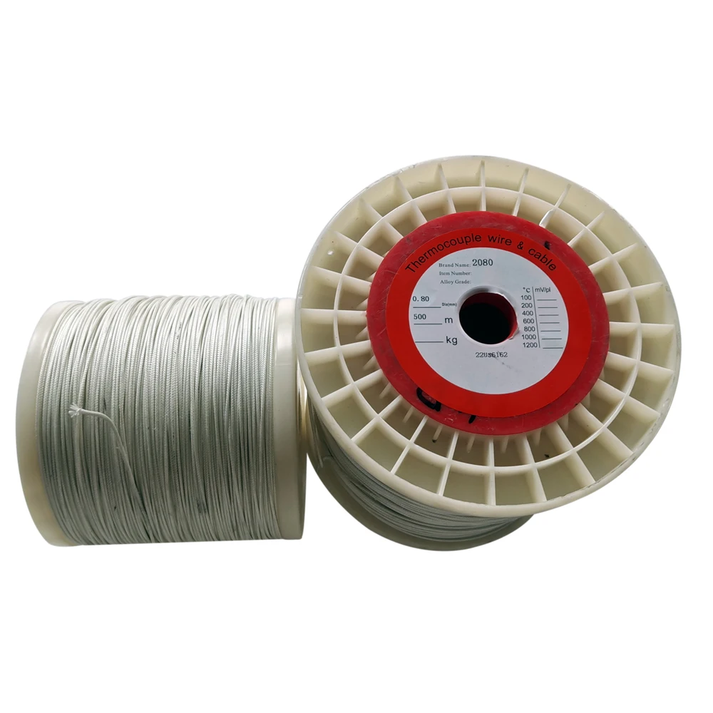 electric heating wire Insulated material fiberglass Ni80Cr20 0.8mm OD of cable 1.4mm