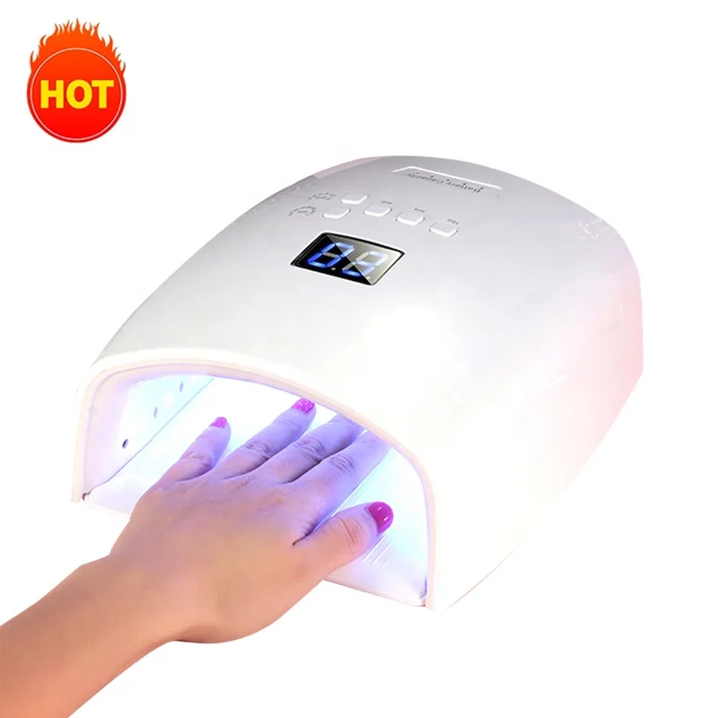 2022 новая портативная беспроводная сушилка 48 Вт 7800 мАч перезаряжаемая умная инфракрасная лампа для ногтей с УФ-датчиком