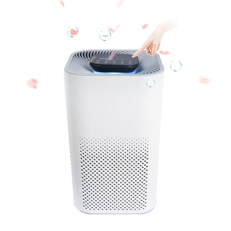 New desktop air purifier for home symple control panel air purifier home with activated carbon 13/14HEPA filter