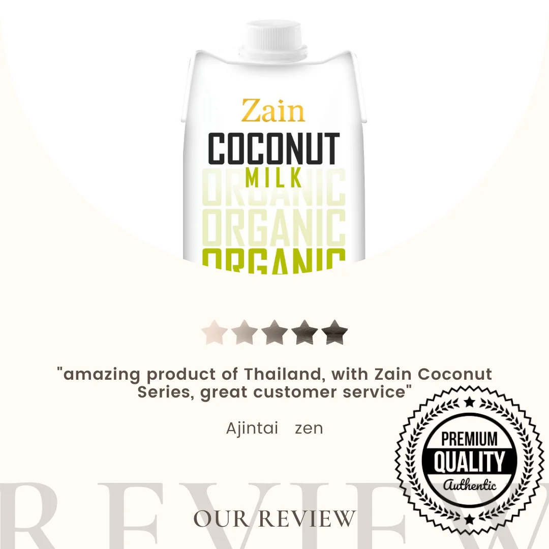 Органический чистый сок кокосовой воды 100% OEM Prisma te tra Pak бумажная коробка Размер 1000 мл Zain от компании Ajintai продукт из Таиланда