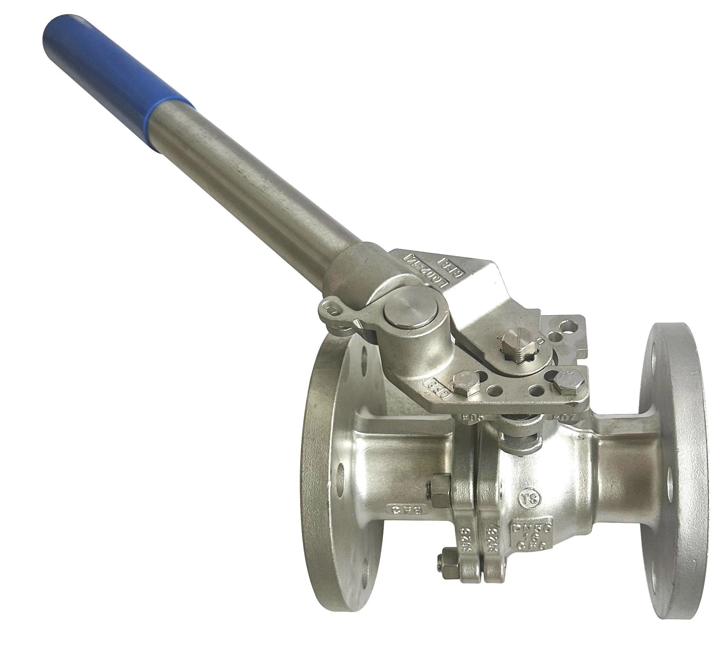 High Platform Mounting Pad CF8/CF8M/CF3/CF3MM/WCB Stainless Steel  Flange Ball Valve