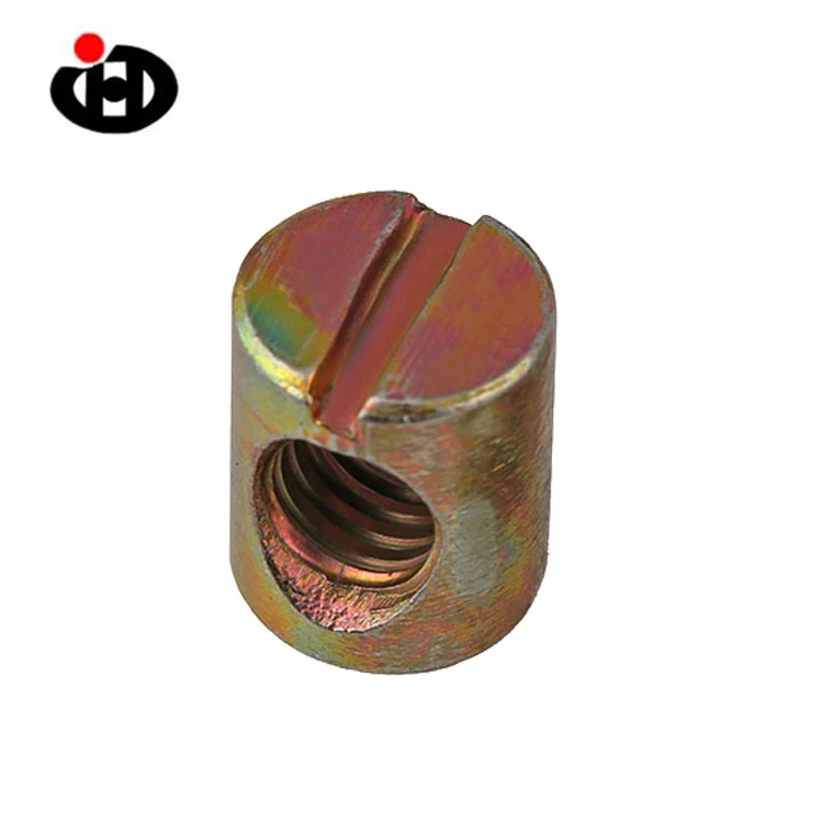 Jinghong  High Precision Carbon Steel  Slot Hole Barrel Nut M6