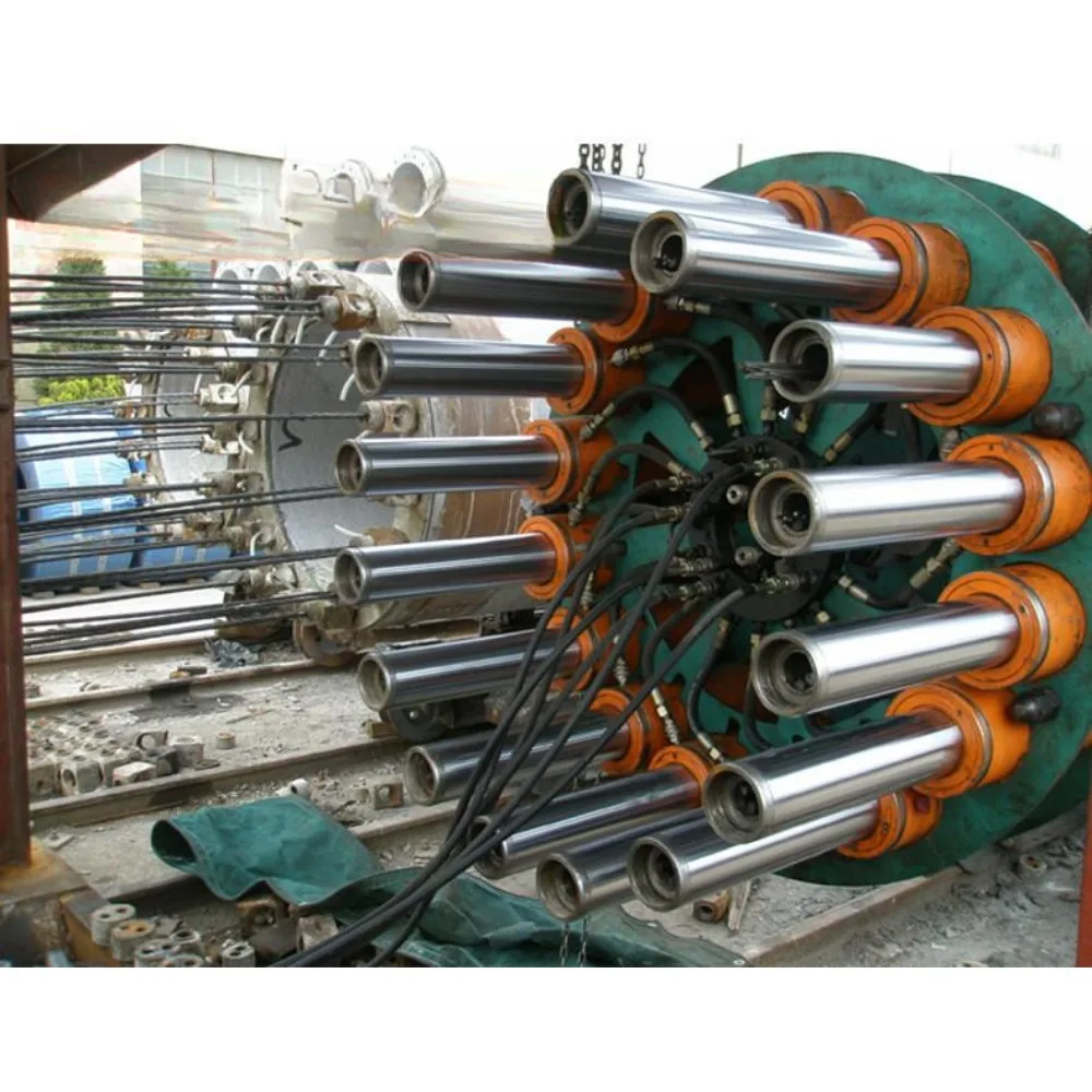 Электрический гидравлический домкрат раздельный вертикальный