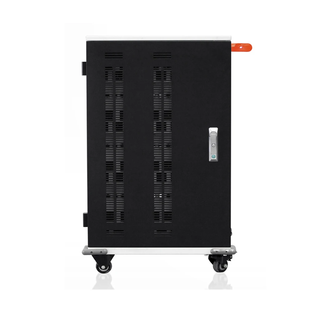 Educational Equipment Custom AC Socket Tablet Charging Cabinet 60 Ports USB Charging Mobile Phone Charging Cart