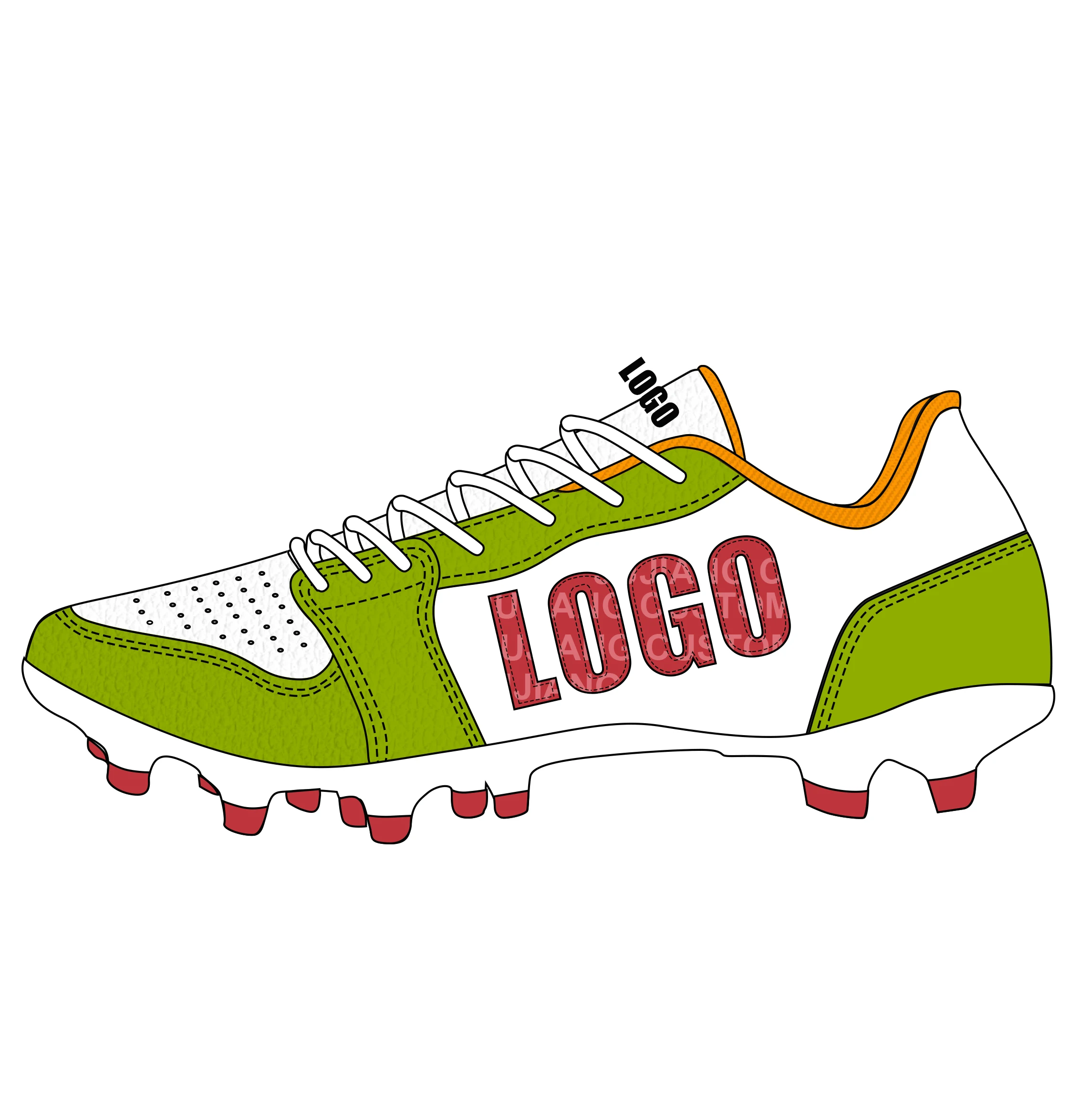 Low MOQ chaussures de football soccer shoes football boots botas futbol american football cleats custom