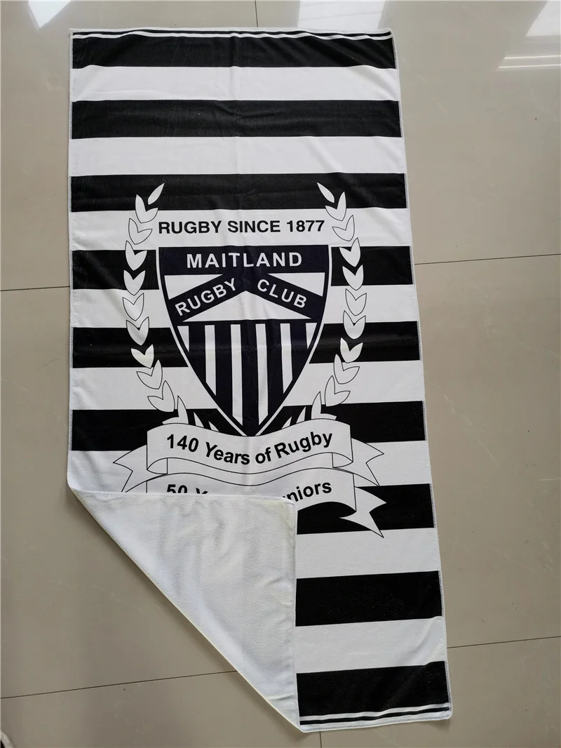 
Heat Transfer Printing 400Gsm Custom Logo 100% Cotton Gym Sport Bath Towel 