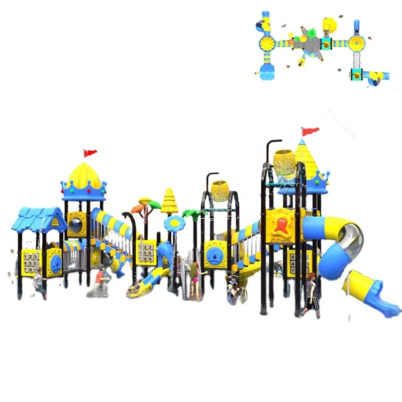 Popular Cartoon Amusement park Swimming Pool outdoor water slide for For Pool Water Park Slide Prices