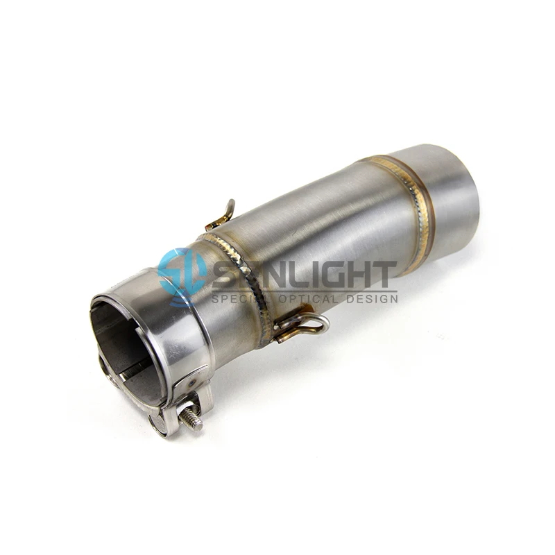 Motorcycle Stainless Steel Exhaust Midpipe Middle Pipe Link Connect Adapter For KAWASAKI NINJA 400 z400 2021