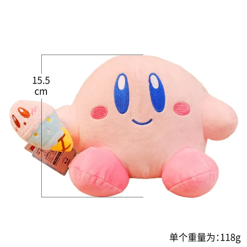 High Quality Cartoon Kirby Kawaii Cute Plush Soft Dolls  Stuffed Animal Toys Peluche Children Christmas Birthday Gifts