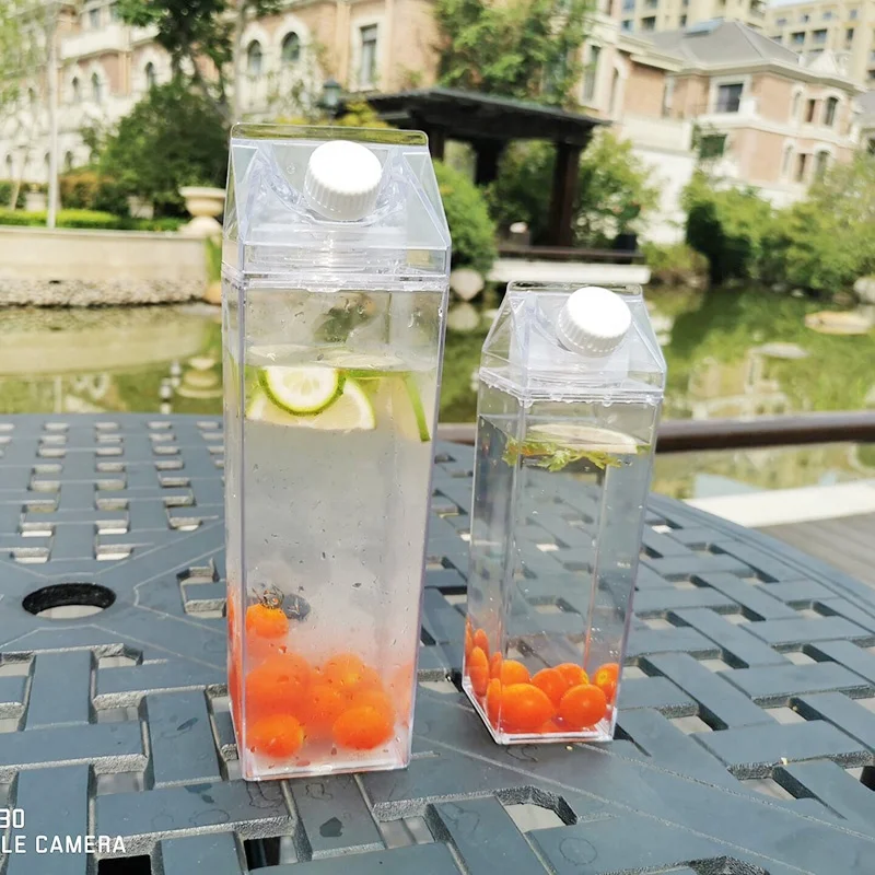 BPA Free Eco Friendly Juice Bottle 1L Shaker Bottle Milk Box Plastic Milk Bottles