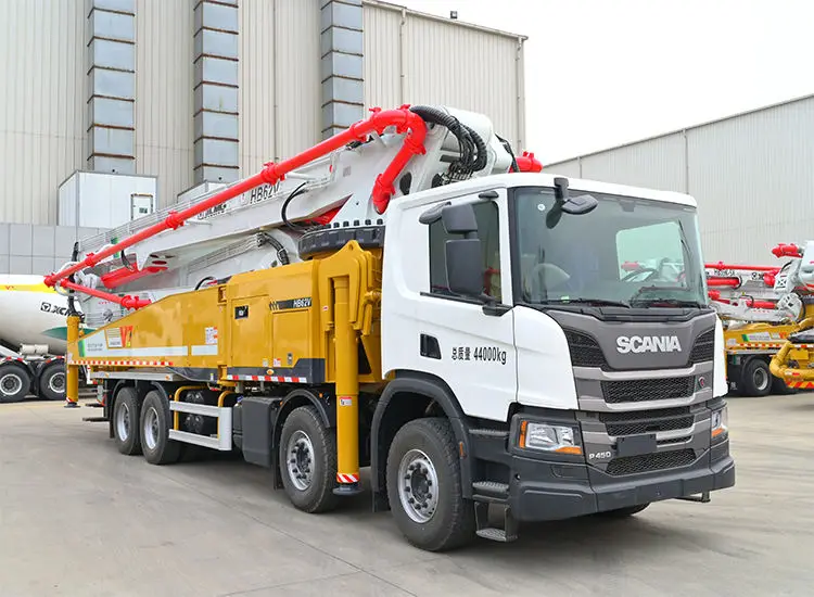 Бетонное оборудование 62 м бетононасос грузовик HB62V