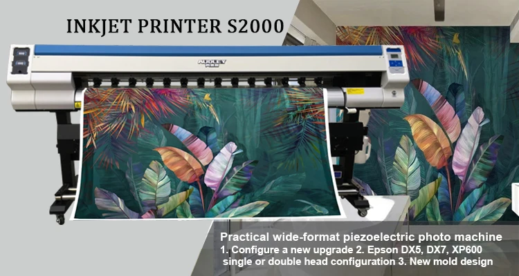 L1800 1.3m 1.6m 1.9m 3.2m xp600 dx5 dx7 i3200 inkjet printer large format eco solvent printer for pvc flex banner sticker