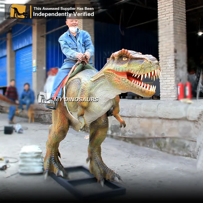 My Dino AR001 Amusement Park Animatronic Walking Dinosaur Ride for Fun Fair