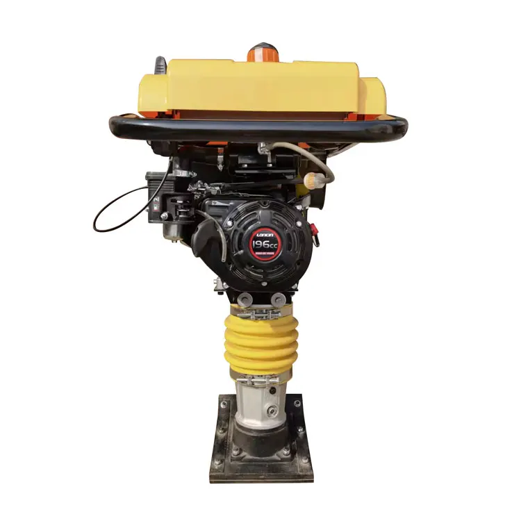 2022 New Design Excavator Vibrating Tamping Compact Rammer Electric Handheld Jumping Jack Tamper Rammer Gasoline Tamping Rammer