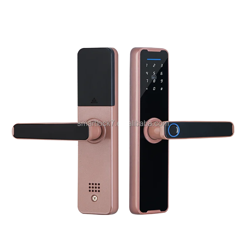 Apartment Rental Hotel Digital Door Safe Wooden Box Lock Smart With Tuya TThotel SDK App