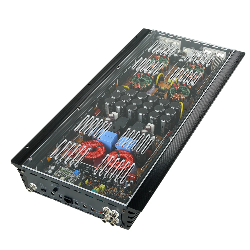 Korea Car Amplifiers Competition Car Amp Acrylic Cover Teampie TP-4000.1D Mono Amplifier