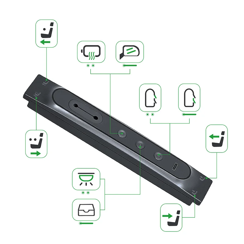 For Tesla Model 3 Y Center Console Car Adapter Powered Splitter Extension 27W Quick Charging Docking Station Glovebox USB Hub