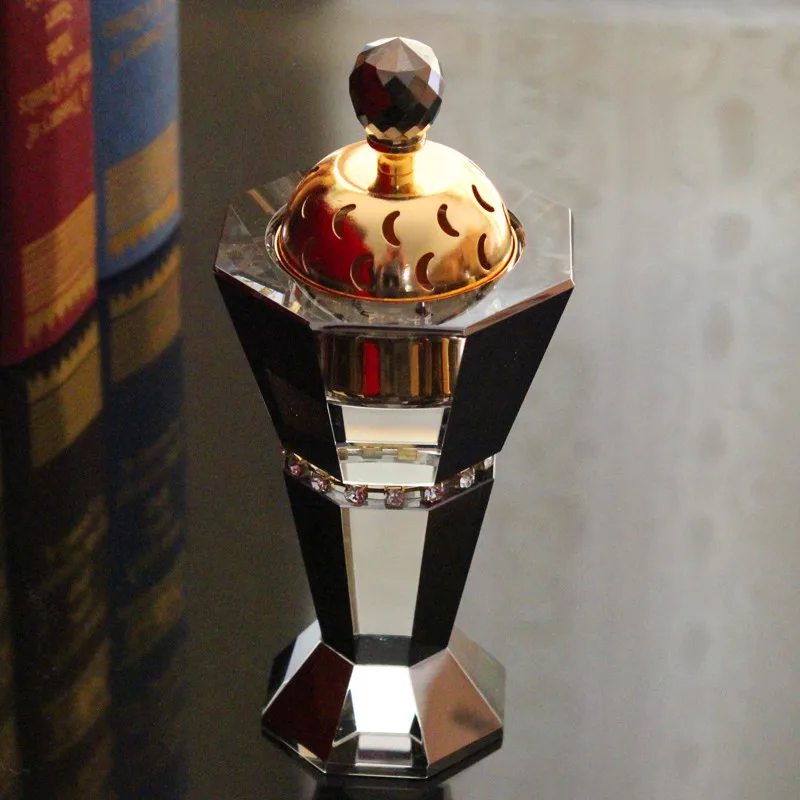 New crystal clear glass incense oil burners