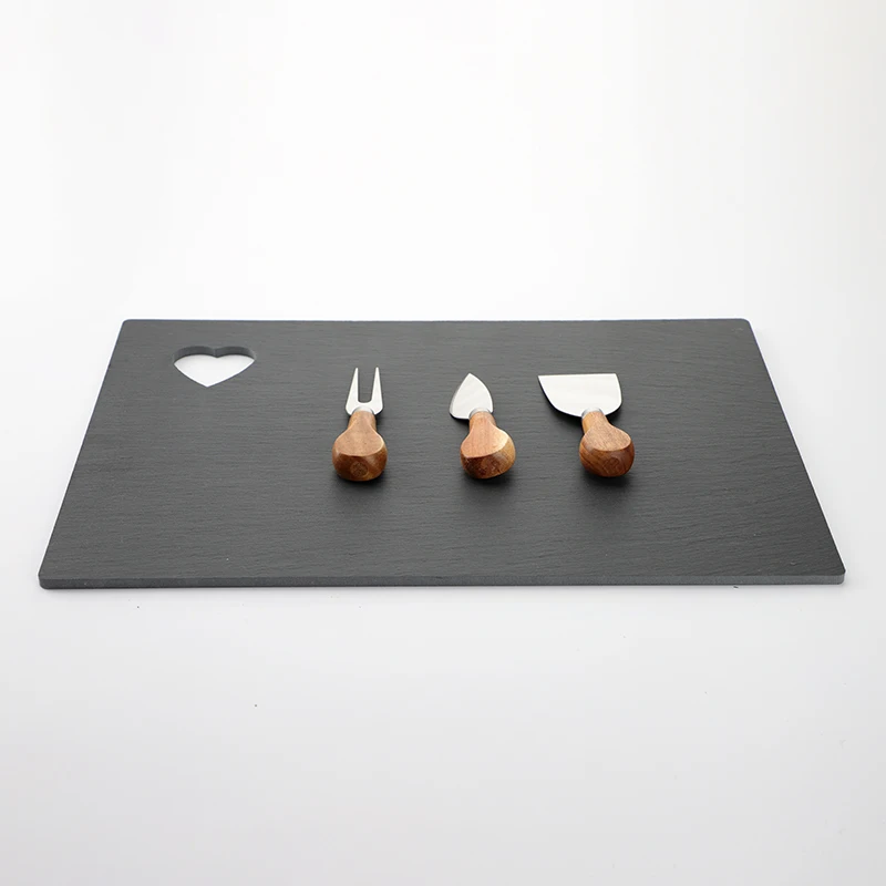 Passed Direct Factory Dinnerware Modern Vintage Restaurant Salad Slate Cheese Board With Knifive