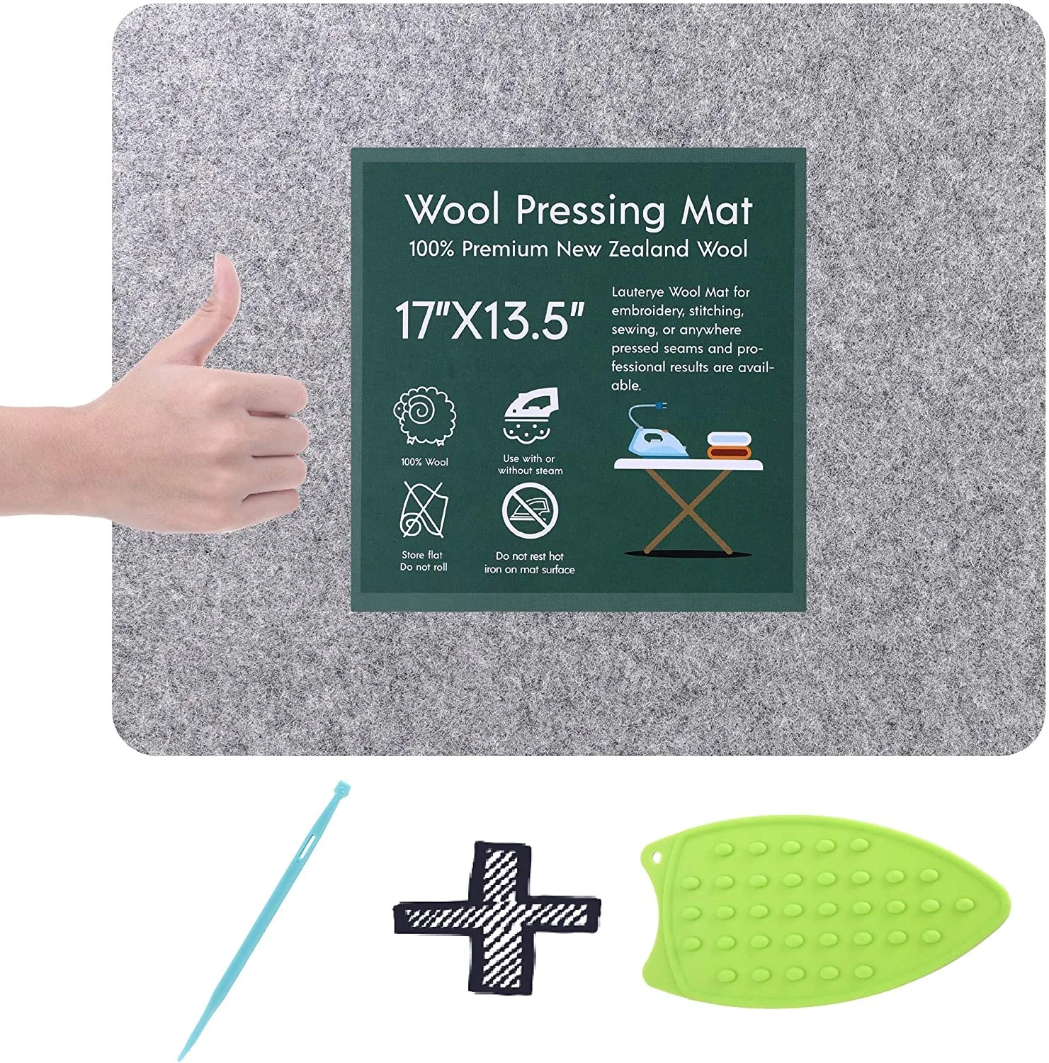 Authentic 100% New Zealand Wool Pressing Pad Wool Ironing Mat Perfect for Quilting