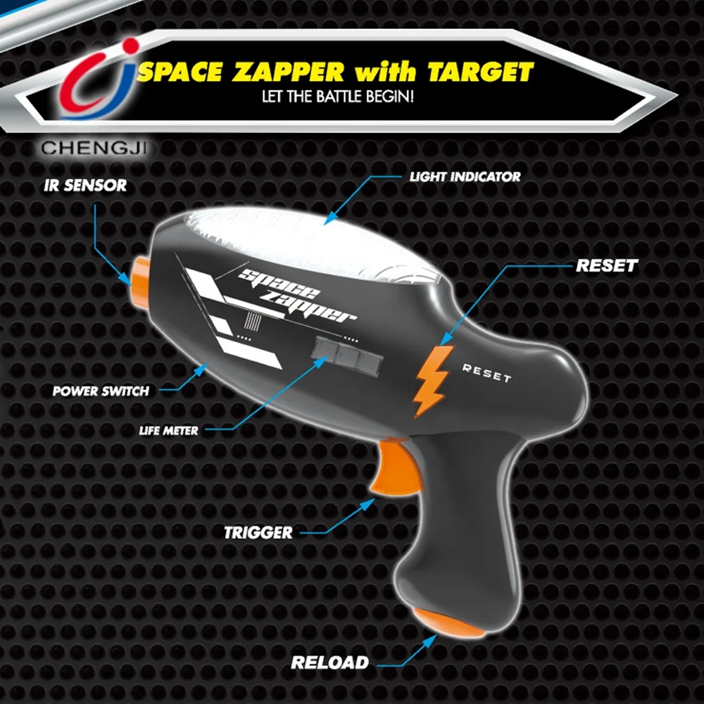 Best selling bo electronic projection target battle game laser space blaster gun