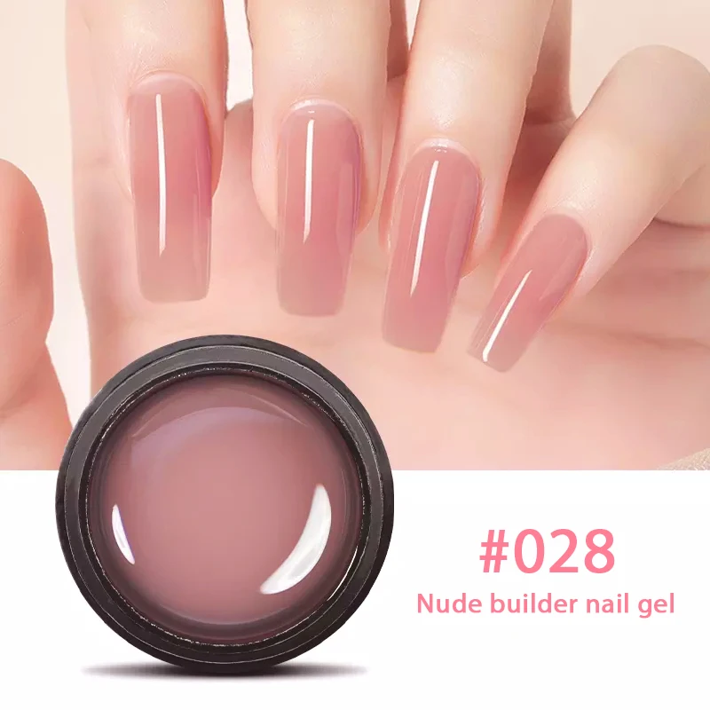 HS 50ml Nail Art Design Custom 69 Colors 50g Camouflage Color Nude Hard Jelly Nail Extension Gel Builder