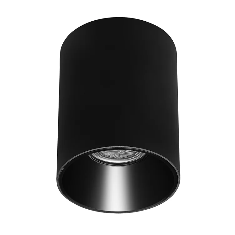 New Design Round Black Ceiling Anti Glare Zigbee Tuya Dimmable 10w 12w 15w 18w 16w 20w 36w Surface Mounted Led Downlight