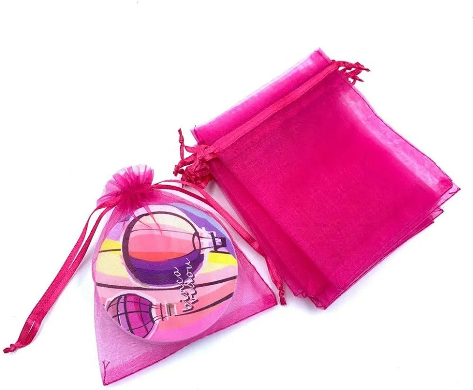 Best Seller 25 Colors 100PCS/Pack 20x30cm Premium Quality Sheer Organza Toy Packaging Pouch Organza Jewelry Pouch