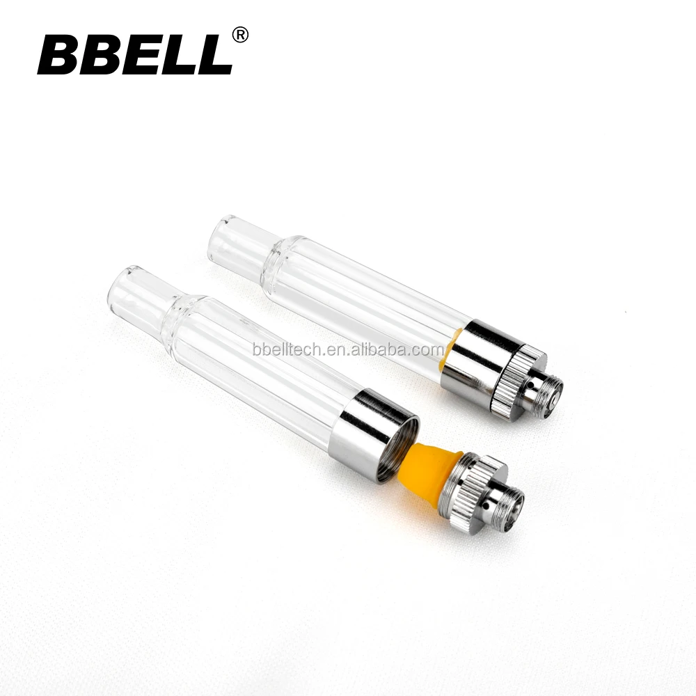 
Metal free full glass tip and tank 510 thread 1ml cbd cartridge 