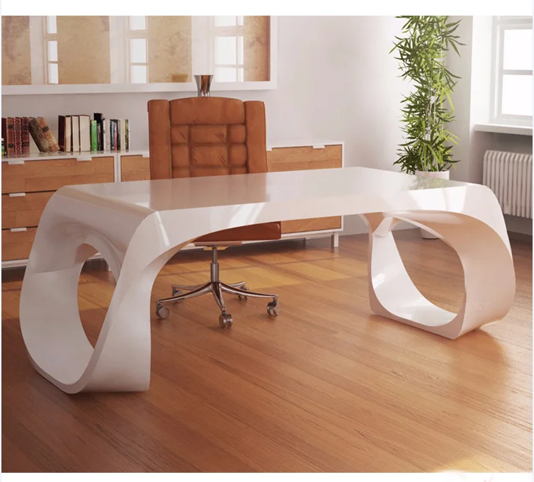 Special Design Fiberglass Office Table Leg Custom Design Marble Stone Ergonomic Office Desk Chair