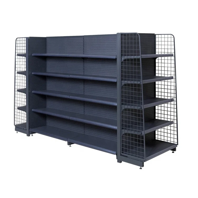 High quality supermarket display rack metal products supermarket shelves
