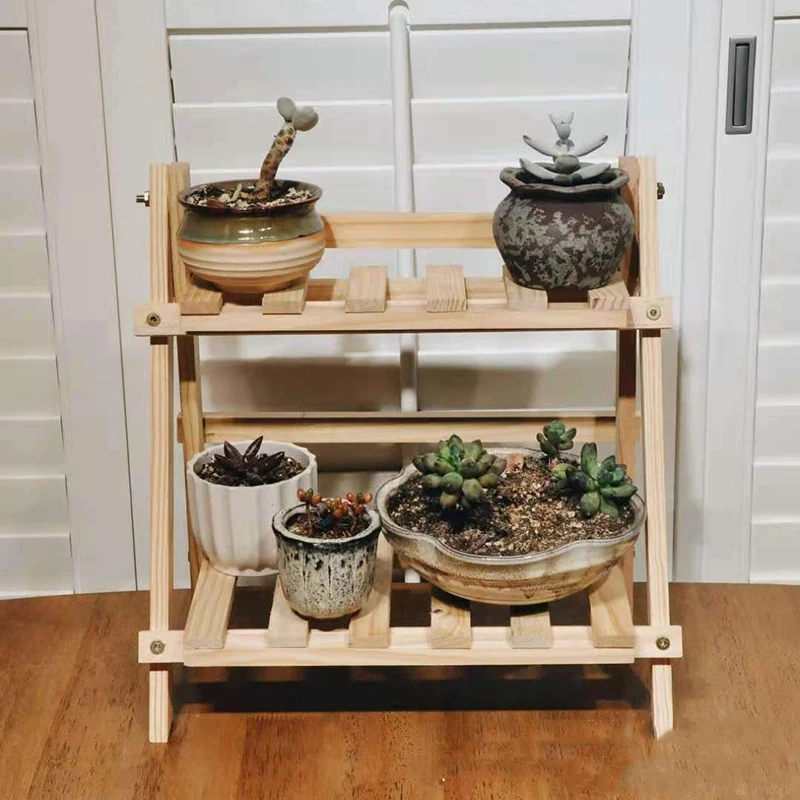 Multi-functional Table Shelf Wooden Book Rack For Desk Decor